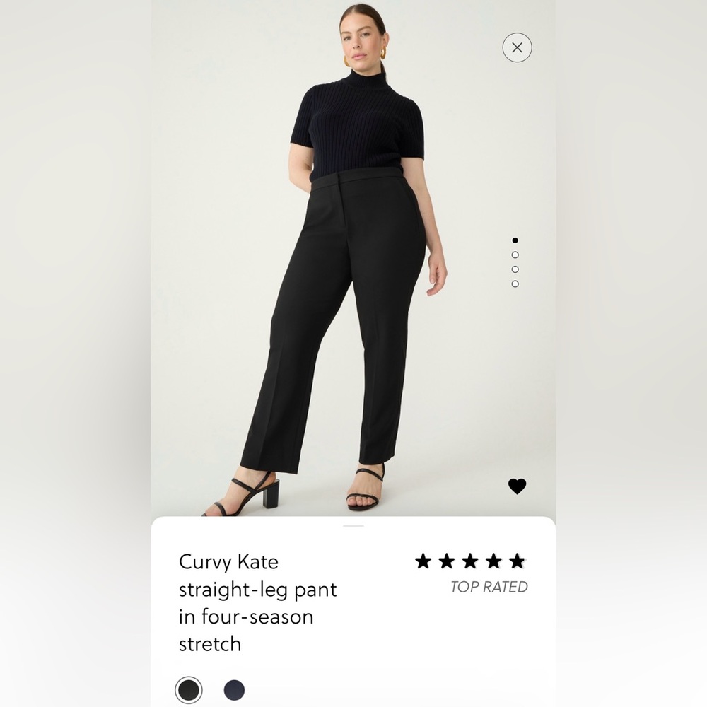J.crew curvy Kate straight leg in four season stretch